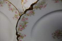 HAVILAND FLORAL GARLAND SCH 525- DINNER PLATE 9 5/8" ..... http://jaapiesfinechinastore.com