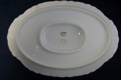 HAVILAND FLORAL GARLAND SCH 525- GRAVY BOAT WITH ATTACHED UNDERPLATE   ..... http://jaapiesfinechinastore.com