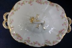 HAVILAND FLORAL GARLAND SCH 525- OVAL COVERED  SERVING BOWL   ..... http://jaapiesfinechinastore.com
