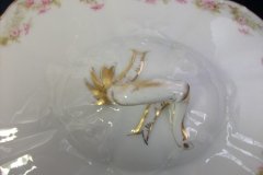HAVILAND FLORAL GARLAND SCH 525- OVAL COVERED  SERVING BOWL   ..... http://jaapiesfinechinastore.com