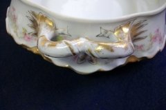 HAVILAND FLORAL GARLAND SCH 525- OVAL COVERED  SERVING BOWL   ..... http://jaapiesfinechinastore.com