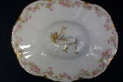 HAVILAND FLORAL GARLAND SCH 525- OVAL COVERED  SERVING BOWL   ..... http://jaapiesfinechinastore.com