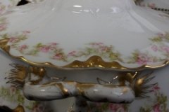 HAVILAND FLORAL GARLAND SCH 525- ROUND COVERED  SERVING BOWL   ..... http://jaapiesfinechinastore.com
