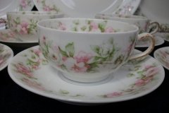 HAVILAND ROSE GARLAND- CUP &  SAUCER    .....   http://jaapiesfinechinastore.com