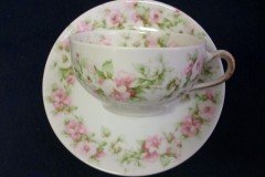 HAVILAND ROSE GARLAND- CUP &  SAUCER    .....   http://jaapiesfinechinastore.com