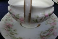 HAVILAND ROSE GARLAND-  GRAVY BOAT WITH UNDERPLATE ..... http://jaapiesfinechinastore.com