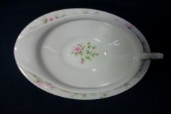HAVILAND ROSE GARLAND-  GRAVY BOAT WITH UNDERPLATE ..... http://jaapiesfinechinastore.com