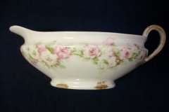 HAVILAND ROSE GARLAND-  GRAVY BOAT WITH UNDERPLATE ..... http://jaapiesfinechinastore.com