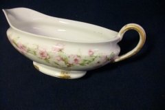 HAVILAND ROSE GARLAND-  GRAVY BOAT WITH UNDERPLATE ..... http://jaapiesfinechinastore.com