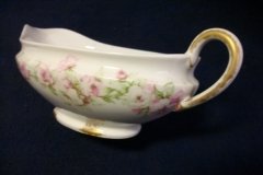 HAVILAND ROSE GARLAND-  GRAVY BOAT WITH UNDERPLATE ..... http://jaapiesfinechinastore.com