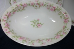 HAVILAND ROSE GARLAND-  OPEN SERVING BOWL   ..... https://www.jaapiesfinechinastore.com