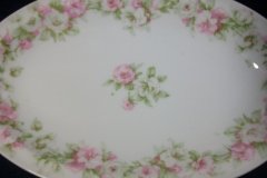 HAVILAND ROSE GARLAND- RELISH DISH    ..... http://jaapiesfinechinastore.com