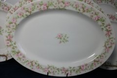 HAVILAND ROSE GARLAND-   SERVING PLATTER  14"   ..... http://jaapiesfinechinastore.com