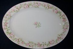 HAVILAND ROSE GARLAND-   SERVING PLATTER  14"   ..... http://jaapiesfinechinastore.com