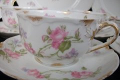 HAVILAND SCATTERED ROSES SCH 39F- CUP & SAUCER   ..... http://jaapiesfinechinastore.com