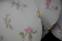 HAVILAND SCATTERED ROSES SCH 39F- BREAD & BUTTER PLATE  6 1/8"  ..... http://jaapiesfinechinastore.com