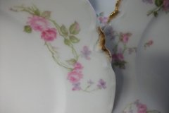 HAVILAND SCATTERED ROSES SCH 39F- DINNER PLATE  9  5/8""  ..... http://jaapiesfinechinastore.com