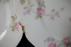 HAVILAND SCATTERED ROSES SCH 39F- DINNER PLATE  9  5/8""  ..... http://jaapiesfinechinastore.com