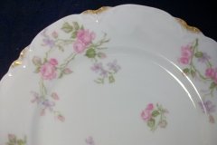 HAVILAND SCATTERED ROSES SCH 39F- LUNCH PLATE  8 5/8""  ..... http://jaapiesfinechinastore.com