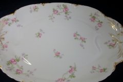 HAVILAND SCATTERED ROSES SCH 39F- OVAL SERVING PLATTER 17 3/4"  ..... http://jaapiesfinechinastore.com