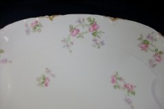 HAVILAND SCATTERED ROSES SCH 39F- OVAL SERVING PLATTER 17 3/4"  ..... http://jaapiesfinechinastore.com