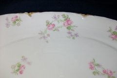 HAVILAND SCATTERED ROSES SCH 39F- OVAL SERVING PLATTER 17 3/4"  ..... http://jaapiesfinechinastore.com
