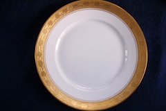 HUTSCHENREUTHER FAVORIT (ENCRUSTED GOLD BAND)-  BREAD & BUTTER PLATE  .....  https://www.jaapiesFineChinaStore.com