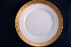 HUTSCHENREUTHER FAVORIT (ENCRUSTED GOLD BAND)-  BREAD & BUTTER PLATE  .....  https://www.jaapiesFineChinaStore.com