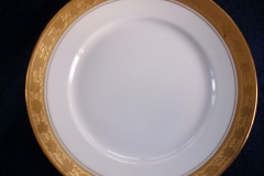 HUTSCHENREUTHER FAVORIT (ENCRUSTED GOLD BAND)-  BREAD & BUTTER PLATE  .....  https://www.jaapiesFineChinaStore.com