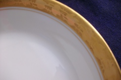 HUTSCHENREUTHER FAVORIT (ENCRUSTED GOLD BAND)-    COUPE SOUP BOWL    ..... https://www.jaapiesFineChinaStore.com