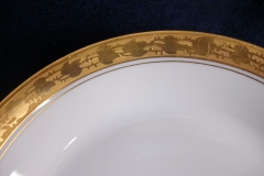 HUTSCHENREUTHER FAVORIT (ENCRUSTED GOLD BAND)-    COUPE SOUP BOWL    ..... https://www.jaapiesFineChinaStore.com