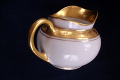 HUTSCHENREUTHER FAVORIT (ENCRUSTED GOLD BAND)-   CREAMER  8oz    ..... https://www.jaapiesFineChinaStore.com