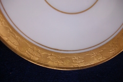 HUTSCHENREUTHER FAVORIT (ENCRUSTED GOLD BAND)-  CUP & SAUCER  .....  https://www.jaapiesFineChinaStore.com