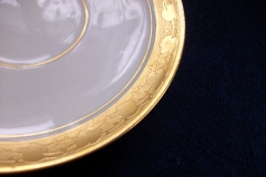 HUTSCHENREUTHER FAVORIT (ENCRUSTED GOLD BAND)-  CUP & SAUCER  .....  https://www.jaapiesFineChinaStore.com