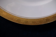 HUTSCHENREUTHER FAVORIT (ENCRUSTED GOLD BAND)-  DINNER PLATE  .....  https://www.jaapiesFineChinaStore.com