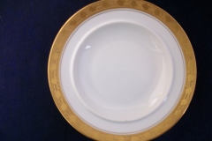 HUTSCHENREUTHER FAVORIT (ENCRUSTED GOLD BAND)-  BOTTOM  SAUCER  for  COVERED BUTTER DISH .....  https://www.jaapiesFineChinaStore.com