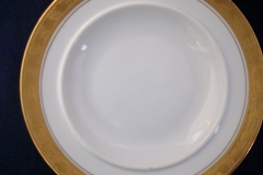 HUTSCHENREUTHER FAVORIT (ENCRUSTED GOLD BAND)-  BOTTOM  SAUCER  for  COVERED BUTTER DISH .....  https://www.jaapiesFineChinaStore.com