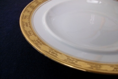 HUTSCHENREUTHER FAVORIT (ENCRUSTED GOLD BAND)-  BOTTOM  SAUCER  for  COVERED BUTTER DISH .....  https://www.jaapiesFineChinaStore.com