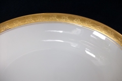 HUTSCHENREUTHER FAVORIT (ENCRUSTED GOLD BAND)-   OVAL OPEN SERVING BOWL    ..... https://www.jaapiesFineChinaStore.com