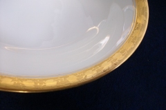 HUTSCHENREUTHER FAVORIT (ENCRUSTED GOLD BAND)-   OVAL OPEN SERVING BOWL    ..... https://www.jaapiesFineChinaStore.com