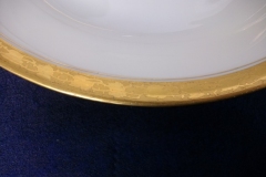 HUTSCHENREUTHER FAVORIT (ENCRUSTED GOLD BAND)-   OVAL OPEN SERVING BOWL    ..... https://www.jaapiesFineChinaStore.com