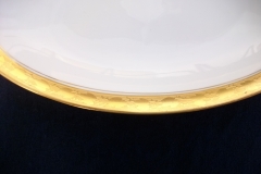 HUTSCHENREUTHER FAVORIT (ENCRUSTED GOLD BAND)-    RELISH DISH    ..... https://www.jaapiesFineChinaStore.com