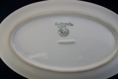 HUTSCHENREUTHER FAVORIT (ENCRUSTED GOLD BAND)-    RELISH DISH    ..... https://www.jaapiesFineChinaStore.com