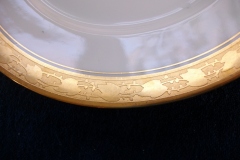 HUTSCHENREUTHER FAVORIT (ENCRUSTED GOLD BAND)-  SALAD PLATE  .....  https://www.jaapiesFineChinaStore.com