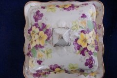JAMES KENT VIOLETS 4002- COVERED BUTTER DISH    .....  http://jaapiesfinechinastore.com