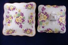 JAMES KENT VIOLETS 4002- COVERED BUTTER DISH    .....  http://jaapiesfinechinastore.com