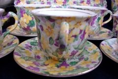 JAMES KENT PRIMULA- DEMI CUP & SAUCER   .....  http://jaapiesfinechinastore.com