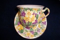 JAMES KENT PRIMULA- DEMI CUP & SAUCER   .....  http://jaapiesfinechinastore.com