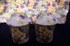 JAMES KENT VIOLETS 4002- SALT & PEPPER SHAKER SET    .....  http://jaapiesfinechinastore.com