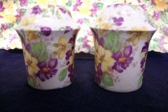 JAMES KENT VIOLETS 4002- SALT & PEPPER SHAKER SET    .....  http://jaapiesfinechinastore.com
